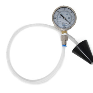 analogue Vacuum Tester Gauge with rubber cone