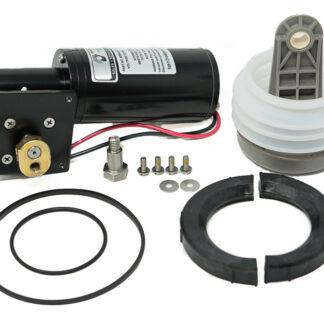 Motor, o-rings, bellows, clamps, Duckbills, hardware for Vacuflush Major Rebuild kit for S & J Vacuum Pumps