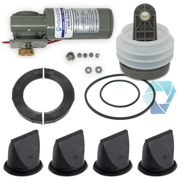 Major Rebuild Kit 24 Volt for S & J Vacuum Pumps - Aquastar Distributors 24 Volt Aquastar Distributors Major Rebuild Kit for S and J Pumps