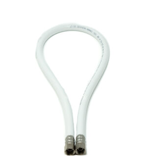 General Ecology Replacment Supply hose, white with stainless steel 3/8th compression fittings