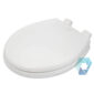 Seat for Dometic Sealand Toilet White - 500 and 5000 Series VacuFlush and Traveler Toilets