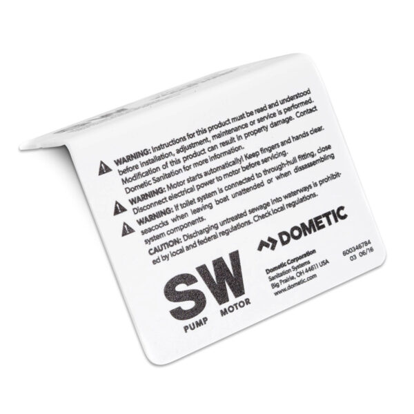 Dometic / Sealand S-W Pump Cover