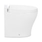Dometic Masterflush 8540 Toilet - 8500 Series White - Side Profile, Flat Back