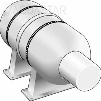 line art of Dometic Sealand Accumulator tank