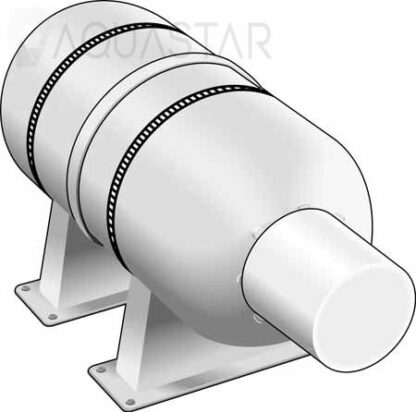 line art of Dometic Sealand Accumulator tank