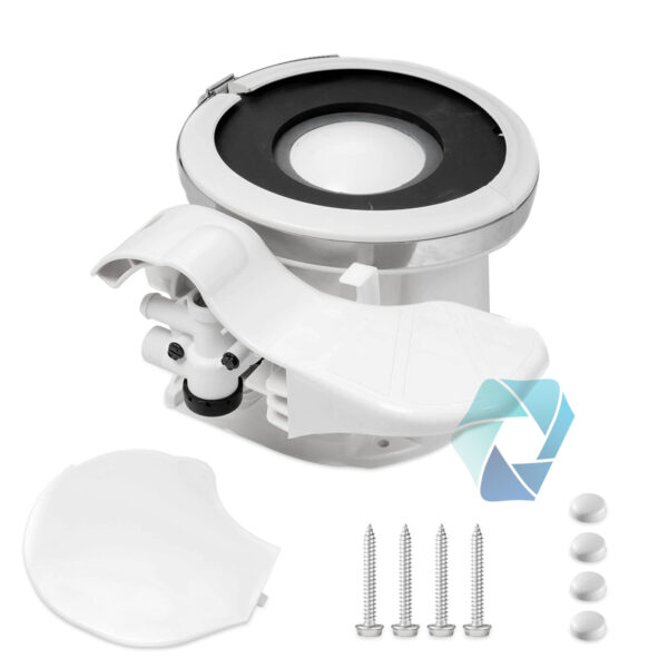 9108558471 Dometic EcoVac Base for Vacuflush Toilets - White Dometic EcoVac Base for Vacuflush Toilets - White