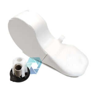 EcoVac Pedal With Spring Cartridge - White - Dometic / Sealand