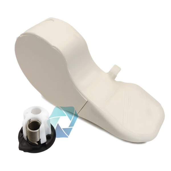 385310762 EcoVac Pedal With Spring Cartridge - Bone EcoVac Pedal With Spring Cartridge - Bone - Dometic / Sealand
