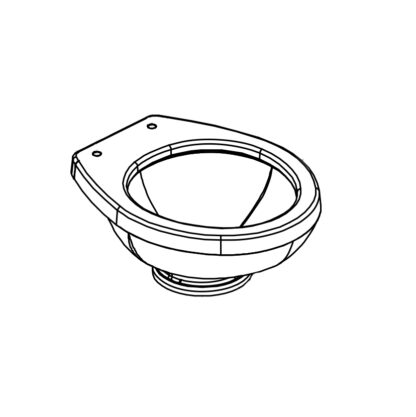 Line art of 5000 Series Toilet Bowl