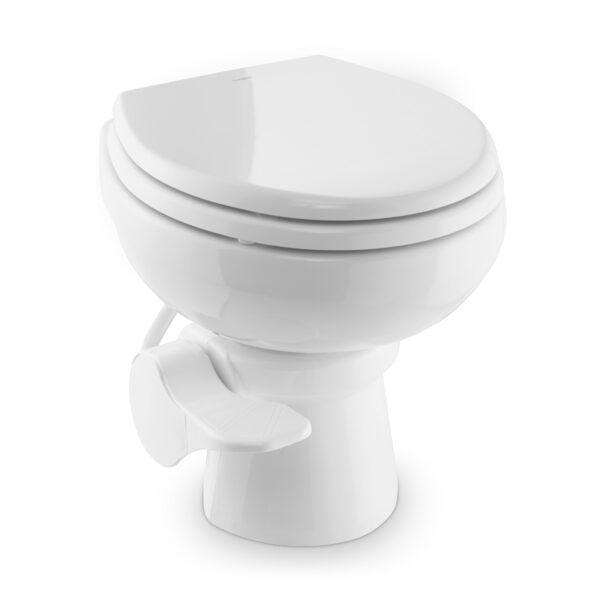 Dometic Vacuflush 5000 Series Toilets - 5009 Tall White Closed