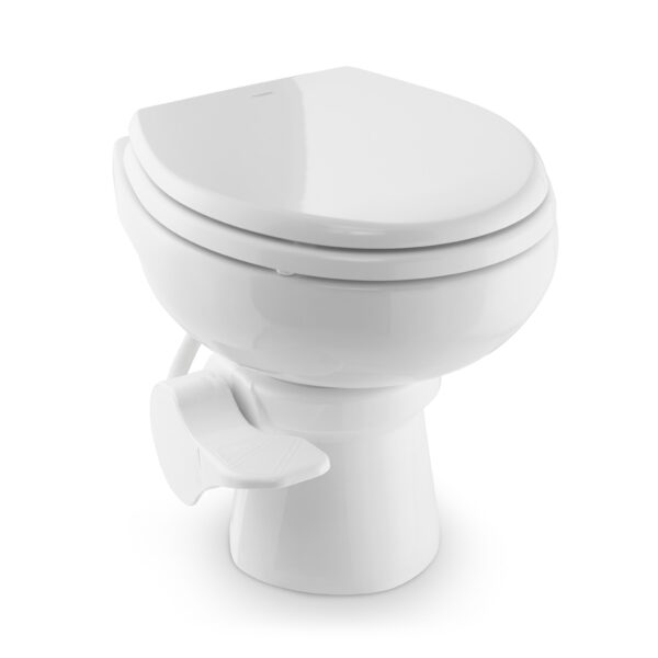 Vacuflush 5048 Toilet Tall in White - 5000 Series Toilets Vacuflush 5048 Toilet Tall in White (Closed)