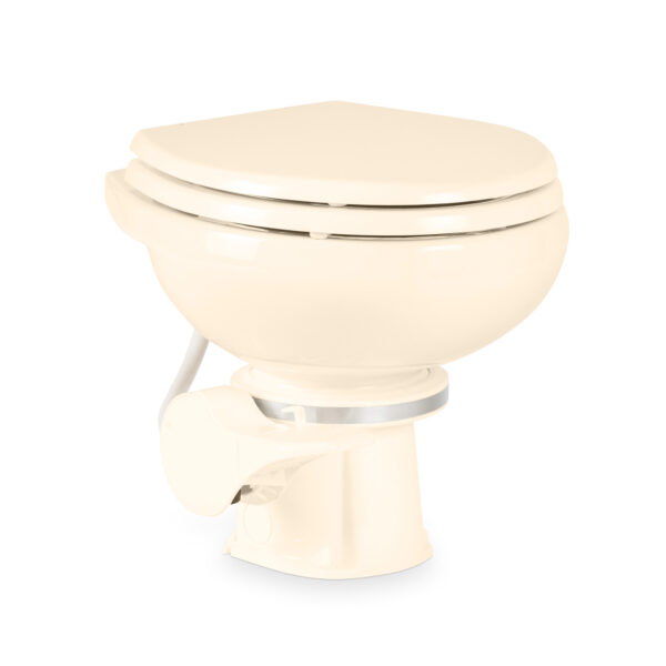 Dometic Mid Rise Vacuflush 5000 Series (5148) Toilet in Bone by Aquastar Distributors Dometic Mid Rise Vacuflush 5000 Series (5148) Toilet in Bone
