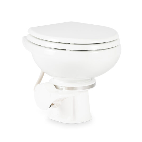 Dometic Mid Rise Vacuflush 5000 Series (5148) Toilet in White Color Dometic Mid Rise Vacuflush 5000 Series (5148) Toilet in White Color
