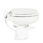 140 Series (VF 146 White) Vacuflush Toilet - Side View