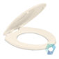 Dometic 500 - 5000 Series Slow Close Toilet Seat in Bone (Open Lid)