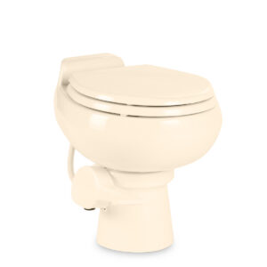 Dometic 510 Plus Gravity Toilet - Bone - Closed 302651003