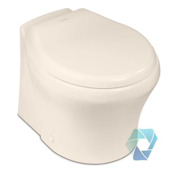 Dometic 8600 Series Boat and RV Macerator Toilets Straight Back - 8620 Low Profile Bone Dometic 8600 Series Boat and RV Macerator Toilets - 8620 Low Profile - Bone