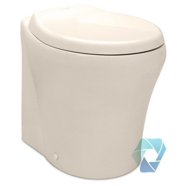 Dometic 8600 Series Straight Back Toilets - Standard Height 8640 Bone Dometic 8600 Series Straight Back Toilets, Tall Version (Standard Height) Bone