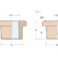 Guidi Male to Female Bushing Pipe Fitting 0241B-02 - Figures 1 and 2 Diagram