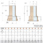 Guidi Hose Connector Female Bronze Pipe Fitting 1005B-02 Sizing Diagram and Dimensions Chart