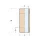 Guidi Male Barrel Nipple Bronze Pipe Fitting 0503B-01 Dimensions Diagram