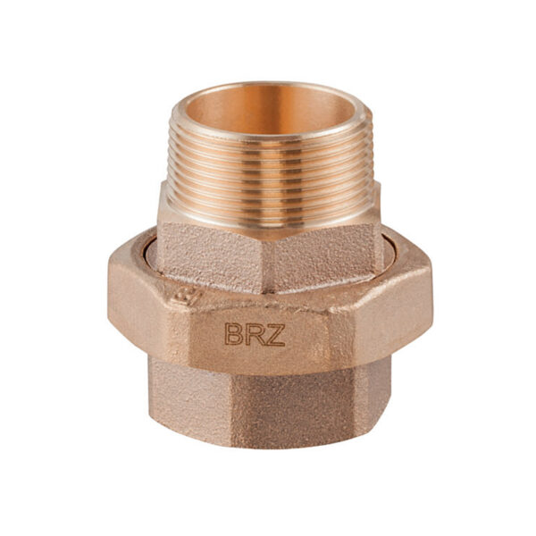 Guidi Male to Female Union Bronze Pipe Fitting 0341B-02 Main - Aquastar Distributors Guidi Male to Female Union Bronze Pipe Fitting 0341B-02 Main
