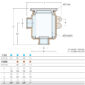Guidi Bronze Water Strainer 1160B-01 - Dimensions Diagram and Sizing Chart