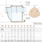 Guide Straight Water Strainer Nickel-Plated Bronze 1162 Sizing Chart and Dimensions Diagram