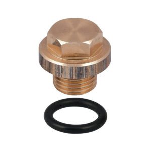 Guidi Bronze Drain Plug with Neoprene O-Ring KIT1281TN
